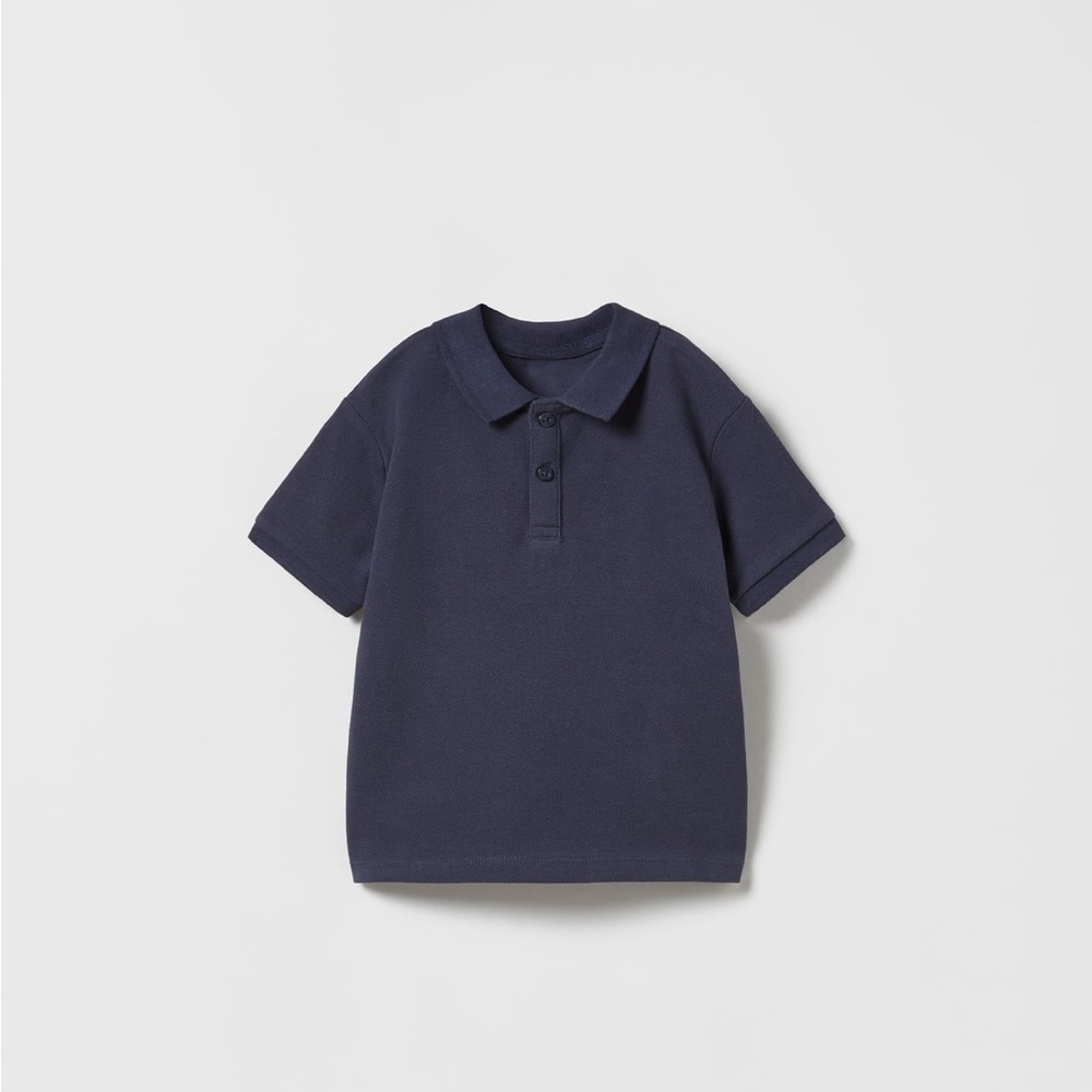 Zara Kids Polo Shirt in Navy Size 4/5